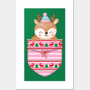 Baby Reindeer in Pocket Posters and Art